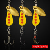 Maxbell Maxbell Fishing Lures Spinnerbait Compact Fishing Tackle for Walleye Crappie Snapper