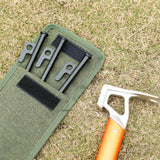 Maxbell Maxbell 8x Tent Stakes Stable Steel Metal Stakes for Ground for Trip Picnic Camping Length 30cm