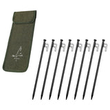Maxbell Maxbell 8x Tent Stakes Stable Steel Metal Stakes for Ground for Trip Picnic Camping Length 30cm
