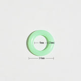 Maxbell 100 Pieces Tent Stake Rings Tent Nail Rings for Mountaineering Night Fishing
