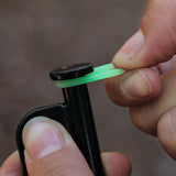 Maxbell 100 Pieces Tent Stake Rings Tent Nail Rings for Mountaineering Night Fishing
