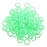 Maxbell 100 Pieces Tent Stake Rings Tent Nail Rings for Mountaineering Night Fishing