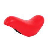 Maxbell Maxbell Kids Bicycle Saddle PU Leather Bike Replacement Saddle for Most Kid Bicycles Red