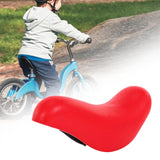 Maxbell Maxbell Kids Bicycle Saddle PU Leather Bike Replacement Saddle for Most Kid Bicycles Red