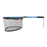 Maxbell Maxbell Fishing Net Telescopic Handle Portable Fishing Tool for Butterfly Bass Crabs 1 Section Blue