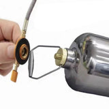 Maxbell Maxbell Stainless Steel Gas Bottle Inflatable Empty Refillable for Hiking Fishing