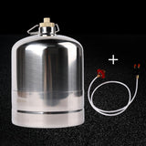 Maxbell Maxbell Stainless Steel Gas Bottle Inflatable Empty Refillable for Hiking Fishing