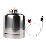 Maxbell Maxbell Stainless Steel Gas Bottle Inflatable Empty Refillable for Hiking Fishing