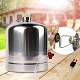 Maxbell Maxbell Stainless Steel Gas Bottle Inflatable Empty Refillable for Hiking Fishing