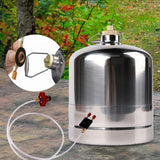 Maxbell Maxbell Stainless Steel Gas Bottle Inflatable Empty Refillable for Hiking Fishing
