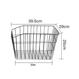 Maxbell Maxbell Bike Rear Basket Easily Install Weatherproof Cargo Basket for Mountain Bikes