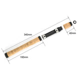Maxbell Split Grip Rod Handle Refit Fishing Accessories Replacement Cork Handle Grip B
