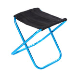 Maxbell Maxbell Camping Stool Aluminium Alloy Portable Saddle Chair for Fishing Hiking Beach blue