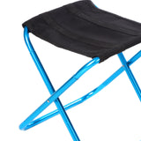 Maxbell Maxbell Camping Stool Aluminium Alloy Portable Saddle Chair for Fishing Hiking Beach blue