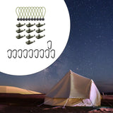 Maxbell Maxbell 10 Pieces Tarp Clips Heavy Duty Tarp Clamps for Tarpaulin Camping Boat Cover Style F