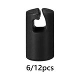 Maxbell Maxbell Trampoline Enclosure Pole Covers Repair Replacement for Garden Outside Girls Black 6pcs