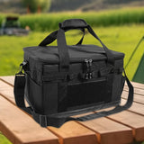 Maxbell Maxbell Camping Storage Bag Handbag Gas Tank Storage Bag for Camping Cooking Fishing Hard 30L 4x3x2.5cm