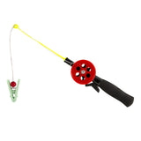 Maxbell Short Ice Fishing Rod Lure Kids Fishing Tool for Ice Fishing Outdoor Camping