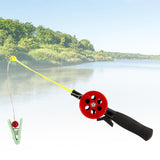 Maxbell Short Ice Fishing Rod Lure Kids Fishing Tool for Ice Fishing Outdoor Camping