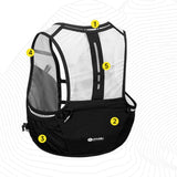 Maxbell Maxbell Hydration Vest Sport Bag Adjustable Running Vest for Hiking Workout Climbing Black