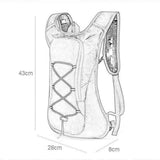 Maxbell Maxbell Hydration Backpack Water Storage Bladder Bag Rucksack Daypack Hydration Pack Green