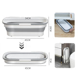 Maxbell Maxbell Collapsible Mop Bucket Rectangular Water Storage Basket for Hiking Garden RV