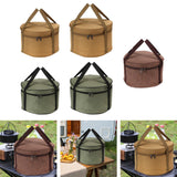 Maxbell Maxbell Camping Cookware Storage Bag Cooking Utensils Organizer for Beach Travelling Khaki 26.5cmx16cm