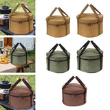 Maxbell Maxbell Camping Cookware Storage Bag Cooking Utensils Organizer for Beach Travelling Khaki 26.5cmx16cm