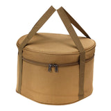 Maxbell Maxbell Camping Cookware Storage Bag Cooking Utensils Organizer for Beach Travelling Khaki 26.5cmx16cm