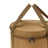 Maxbell Maxbell Camping Cookware Storage Bag Cooking Utensils Organizer for Beach Travelling Khaki 26.5cmx16cm