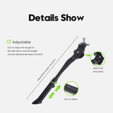 Maxbell Bicycle Side Rear Kick Stand Adjustable Road Bike Bike Holder Bike Kickstand