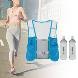 Maxbell Hydration Vest Backpack Breathable Hydration Bag for Climbing Outdoor Riding L Blue