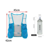 Maxbell Hydration Vest Backpack Breathable Hydration Bag for Climbing Outdoor Riding L Blue