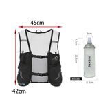 Maxbell Hydration Vest Backpack Breathable Hydration Bag for Climbing Outdoor Riding L Black