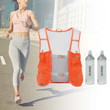 Maxbell Hydration Vest Backpack Breathable Hydration Bag for Climbing Outdoor Riding M Orange