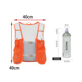 Maxbell Hydration Vest Backpack Breathable Hydration Bag for Climbing Outdoor Riding M Orange