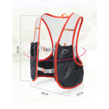 Maxbell Hydration Vest Backpack Breathable Hydration Bag for Climbing Outdoor Riding M Dark Grey Orange