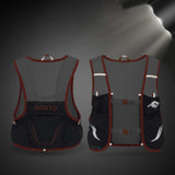 Maxbell Hydration Vest Backpack Breathable Hydration Bag for Climbing Outdoor Riding L Dark Grey Orange