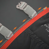 Maxbell Hydration Vest Backpack Breathable Hydration Bag for Climbing Outdoor Riding L Dark Grey Orange