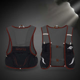 Maxbell Hydration Vest Backpack Breathable Hydration Bag for Climbing Outdoor Riding M Light Grey Orange