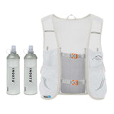 Maxbell Hydration Vest Backpack Breathable Hydration Bag for Climbing Outdoor Riding M Light Grey Orange