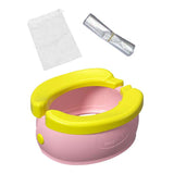 Maxbell Portable Kids Toilet Easy to Clean Reusable Travel Toilet for Boat Picnic RV Pink