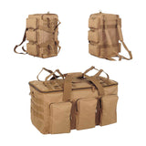 Maxbell Camping Storage Bag Large Capacity Portable Handbag for Sports Travel Hiking Khaki