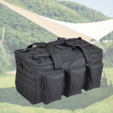 Maxbell Camping Storage Bag Large Capacity Portable Handbag for Sports Travel Hiking Black