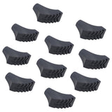 Maxbell 10Pcs Hiking Walking Pole Tips with Traction Grip End Cap Trekking Pole Tips