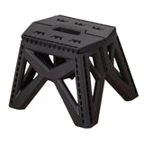 Maxbell Camping Stool Footrest Camping Chair Foot Rest for Barbecue Bathroom Outdoor Black