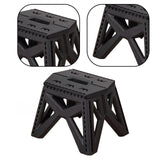 Maxbell Camping Stool Footrest Camping Chair Foot Rest for Barbecue Bathroom Outdoor Black