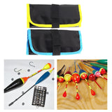 Maxbell Fishing Jig Organizer Bag Portable Camping Hiking Accs Tackle Organizer Case yellow