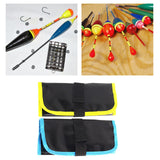 Maxbell Fishing Jig Organizer Bag Portable Camping Hiking Accs Tackle Organizer Case yellow