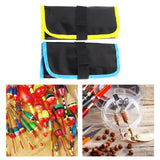 Maxbell Fishing Jig Organizer Bag Portable Camping Hiking Accs Tackle Organizer Case yellow
